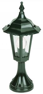 Casa Padrino Gartenlaterne / Gartenlampe Gr�n  20 x H. 44 cm - Nostalgische Wetterfeste Au�enleuchte 