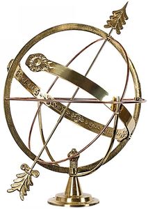 Casa Padrino Jugendstil Garten Deko Sonnenuhr Gold  45 x H. 53 cm - Luxus Qualit�t