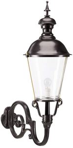 Casa Padrino Jugendstil Au�enwandleuchte / Au�enlampe Schwarz 37 x 76 x H. 105 cm - Luxus Qualit�t