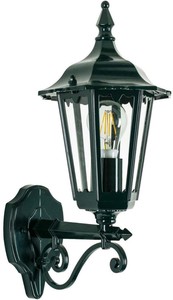 Casa Padrino Jugendstil Aluminium Au�enwandleuchte / Au�enlaterne 20 x 27 x H. 43 cm - Verschiedene Farben - Balkon Garten Terrassen Au�enleuchte