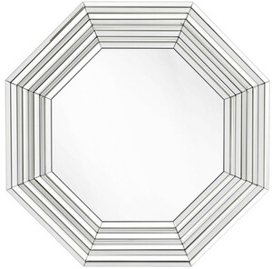 Casa Padrino Luxus Wohnzimmer Spiegel / Wandspiegel 106,5 x H. 106,5 cm - Wohnzimmerm�bel