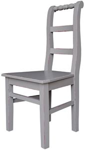 Casa Padrino Landhausstil Esszimmerstuhl 48 x 41 x H. 93 cm - Verschiedene Farben - K�chenstuhl im Shabby Chic Look