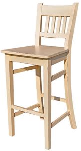 Casa Padrino Landhausstil Barstuhl 47 x 47 x H. 107 cm - Verschiedene Farben - Landhausstil Shabby Chic M�bel