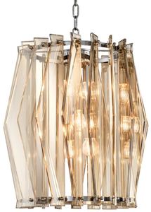 Casa Padrino Luxus Kronleuchter mit gold get�ntem Glas  44 x H. 50 cm - Wohnzimmerm�bel