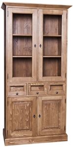 Casa Padrino Landhausstil K�chenschrank mit 4 T�ren und 3 Schubladen 98 x 50 x H. 200 cm - Verschiedene Farben - K�chenm�bel