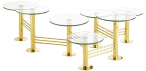 Casa Padrino Designer Wohnzimmertisch / Couchtisch Gold - Designer Wohnzimmerm�bel