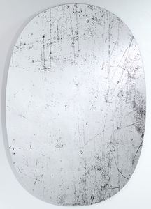 Casa Padrino Designer Wandspiegel Schwarz 76 x H. 110 cm - Luxus Wohnzimmer Spiegel 