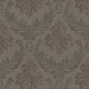 Casa Padrino Barock Textiltapete / Stofftapete Braun - 10,05 x 0,53 m - Tapete mit Vlies Struktur 