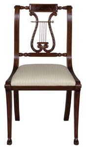 Casa Padrino Luxus Barock Esszimmerstuhl Braun / Gold 63 x 51 x H. 104 cm - Esszimmerm�bel