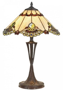 Casa Padrino Luxus Tiffany Tischleuchte Mehrfarbig  40 x H. 60 cm - Luxus Qualit�t