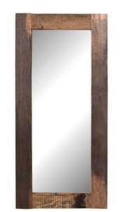 Casa Padrino Landhausstil Wandspiegel Naturfarben 80 x 3 x H. 170 cm - Landhausstil M�bel