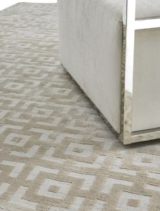 Casa Padrino Luxus Teppich Elfenbeinfarben 170 x 240 cm - Wohnzimmerteppich