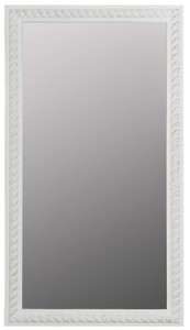 Casa Padrino Barock Wohnzimmer Wandspiegel Antik Wei� / Gold 72 x H. 132 cm - Barockm�bel