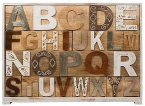 Casa Padrino Landhausstil Shabby Chic Kommode mit 12 Schubladen Antik Wei� / Mehrfarbig 115 x 40 x H. 90 cm - Landhausstil M�bel