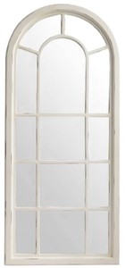 Casa Padrino Landhausstil Spiegel Antik Wei� 70 x 4 x H. 160 cm - Handgefertigter Wandspiegel im Shabby Chic Look