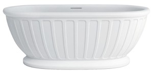 Casa Padrino Freistehende Luxus Jugendstil Badewanne Wei� 169 x 80 x H. 57 cm - Luxus Qualit�t