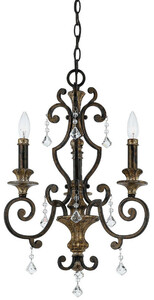 Casa Padrino Barock Kristall Kronleuchter Bronze / Antik Gold  46 x H. 61 cm - Prunkvoller Barockstil Kronleuchter - Wohnzimmer & Hotel Kronleuchter - Barock M�bel - Barock Leuchten