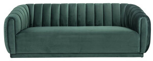 Casa Padrino Luxus Samt Sofa Grn 230 x 95 x H. 84 cm - Wohnzimmer Sofa - Wohnzimmer Mbel - Luxus Mbel - Wohnzimmer Einrichtung - Luxus Einrichtung - Luxus Qualitt