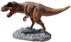 Casa Padrino Luxus Deko Skulptur Dinosaurier T Rex 450 x H. 180 cm - Riesige Gartenskulptur - Lebensgroe Skulptur - XXL Deko Skulptur - XXL Deko Figur - XXL Tierfigur - Luxus Deko Tierfigur