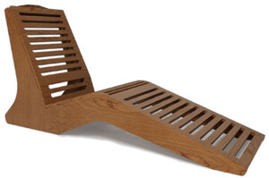 Casa Padrino Luxus Liege Braun 168 x 56 x H. 91 cm - Handgefertigte Gartenliege - Poolliege - Saunaliege - Garten M�bel - Pool M�bel - Sauna M�bel - Luxus Qualit�t - Made in Italy