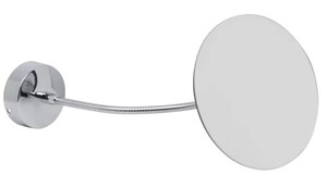 Casa Padrino Luxus Kosmetik Spiegel Silber  15 x 24 cm - Verstellbarer Kosmetik Wandspiegel - Badezimmer Schmink Spiegel - Badezimmer Accessoires - Luxus Qualitt - Made in Italy