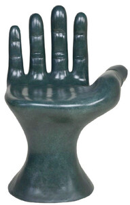 Casa Padrino Luxus Designer Stuhl Hand Ozeanblau 60 x 50 x H. 89 cm - Fiberglas Stuhl - Luxus Mbel - Designer Mbel - Fiberglas Mbel