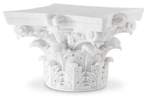 Casa Padrino Luxus Barock Marmor Couchtisch Wei - Handgefertigter Barockstil Marmor Wohnzimmertisch - Prunkvolle Luxus Barock Marmor Wohnzimmer Mbel