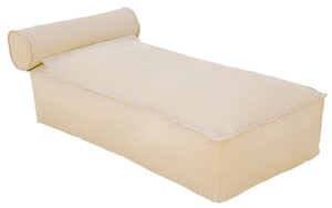 Casa Padrino Luxus Wasserliege mit Kopfst�tze Beige 180 cm