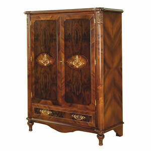 Casa Padrino Luxus Barock Barschrank Braun / Dunkelbraun H. 160 cm - Barockstil Bar M�bel