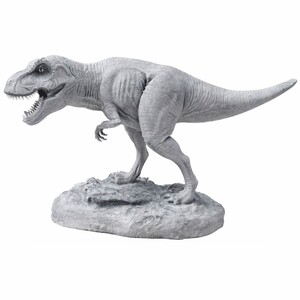 Casa Padrino XXL Deko Skulptur Dinosaurier T Rex Hellgrau 450 cm - Lebensgro�e Garten Figur