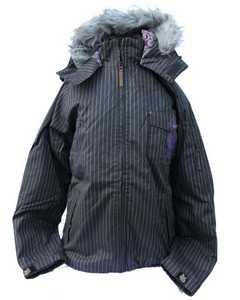 NC Collective Winter Skateboard Jacke  - Parka Stripes