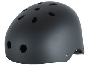 Krown Skateboard Helm Black - Bmx, Inliner, Longboard Helm - Schutzausrstung