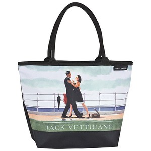 Designer Shoppertasche mit dem Motiv des schottischen K�nstlers Jack Vettriano Der Walzer am Jahrestag - Elegante Tasche - Luxus Design