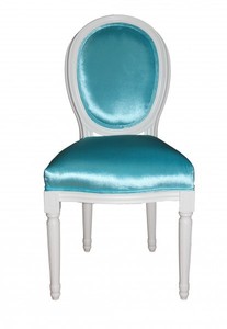 Casa Padrino Barock Esszimmer Stuhl Türkis - Designer Stuhl - Luxus Qualität GH