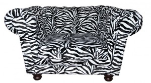 Casa Padrino Limited Edition Designer Chesterfield Sessel Zebra Club M�bel