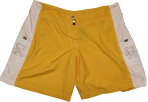 Kitechicks Skateboard Herren Badeshorts Yellow/White