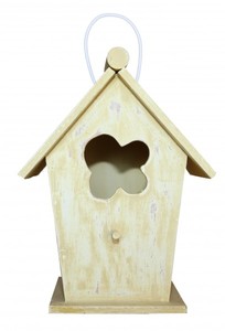 Casa Padrino Designer Vogelhaus Gelb- Vogelpalast