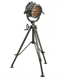 Industrial Studioleuchte Marine Lampe Stehleuchte im Industrie Design - Gunmetal Finish - Luxus Qualit�t