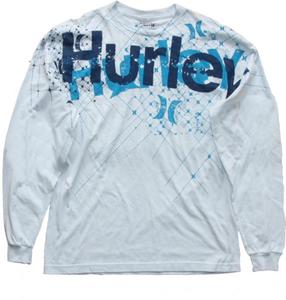 Hurley Skateboard Langarm T-Shirt Facet Sky Blue
