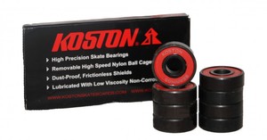 Koston Titanium Skateboard Kugellager Set (8 Kugellager) Black
