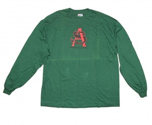 Hanes  Skateboard Langarm T-Shirt Salman Agah Green 1 B Ware