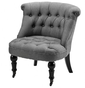 Luxus Barock Salon Stuhl Paris mit Fischgratmuster schwarz/weiss aus der Luxus Kollektion von Casa Padrino - Hotel Cafe Restaurant M�bel Einrichtung