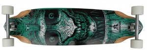 Koston Longboard Profi Komplettboard Cruiser / Carver Skull Amort 36.7 x 10.0 inch - High End Longboard Carving Board
