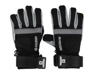 Koston Slide Handschuhe Longboard Gloves Schwarz / Silber - Skateboard Handschuhe - Slidegloves Slider Glove Set mit Security Reflector System