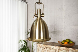 Casa Padrino Industrial H�ngeleuchte Bronze  35 x 50 x 35 cm - Industrie Design Vintage Lampe Leuchte