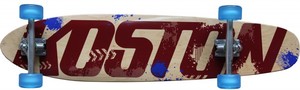 Koston Longboard Kicktail Komplettboard Cruiser Scrawl 38.0 x 8.5 inch Blue Wheels - Profi Longboard Dropdown Carver