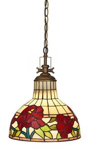 Casa Padrino Tiffany Vintage Hngeleuchte Industrie Leuchte Lampe - Industrial Design - Kchenleuchte