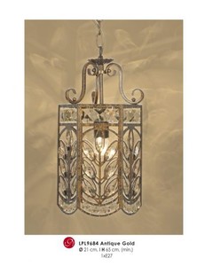 Orientalische Designer Pendelleuchte mit Kristall-Deco Antik Gold ModP4 Leuchte Lampe aus dem Hause Casa Padrino - Deckenleuchte H�ngeleuchte Barock