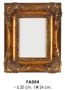 Casa Padrino Barock Bilderrahmen Gold Antik Stil 24 x 20 cm - Bilder Rahmen Foto Rahmen Jugendstil Antik Stil Mod AX23