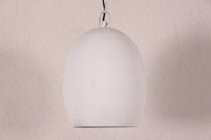 Casa Padrino H�ngeleuchte Wei� Metall - Restaurant - Hotel Lampe Leuchte - Industrial Leuchte